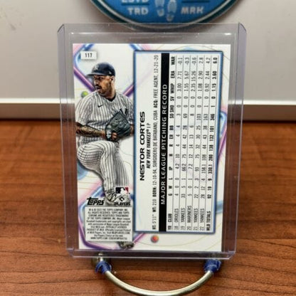 Cheap Sneaks Footwear/Sports Cards Baseball Card Nestor Cortes 2023 Topps Chrome Cosmic Baseball Card  #117 New York Ya