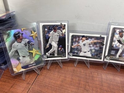 Cheap Sneaks Footwear/Sports Cards Baseball Card New York Yankees 2025 Topps Series 1 Lot Volpe, Judge, Chislom, Rice,C