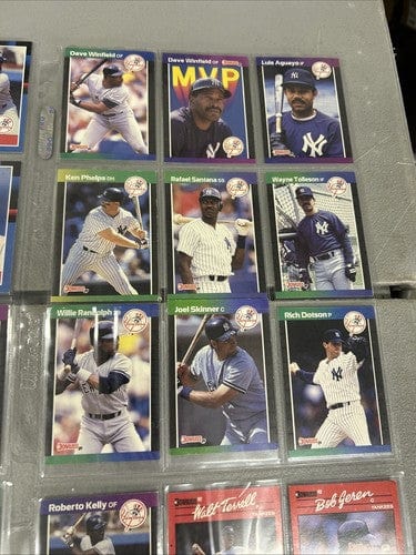 Cheap Sneaks Footwear/Sports Cards Baseball Card New York Yankees Team Set Starter Lot 1988, 1989, 1990 Donruss (71) Ca