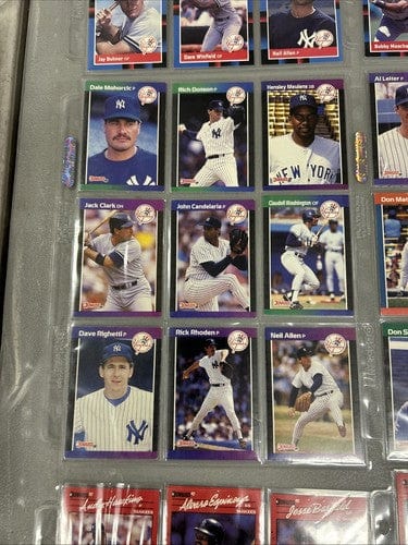 Cheap Sneaks Footwear/Sports Cards Baseball Card New York Yankees Team Set Starter Lot 1988, 1989, 1990 Donruss (71) Ca