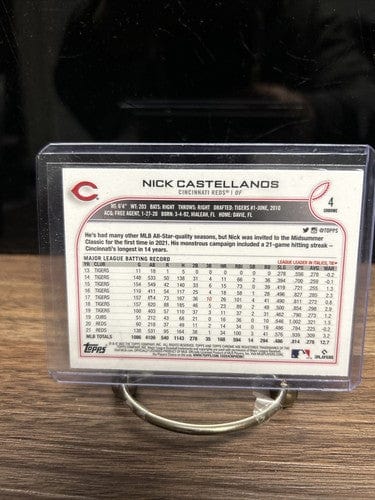 Cheap Sneaks Footwear/Sports Cards Baseball Card Nick Castellanos 2022 Topps Chrome Cincinnati Reds Baseball Card #4