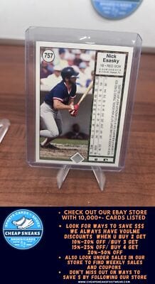 Cheap Sneaks Footwear/Sports Cards Baseball Card Nick Esasky 1989 Upper Deck #757 Boston Red Sox