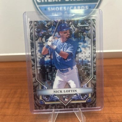 Cheap Sneaks Footwear/Sports Cards Baseball Card NICK LOFTIN 2024 BOWMAN STERLING BLACK SILVER ROOKIE ROYALS /100