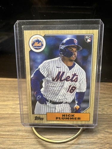Cheap Sneaks Footwear/Sports Cards Baseball Card Nick Plummer (RC) 2022 Topps Archives Rookie Card #208 New York Mets