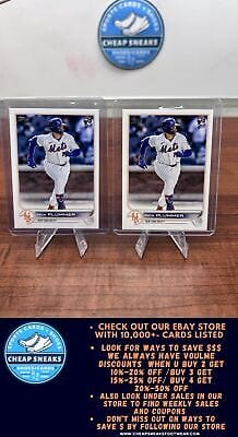 Cheap Sneaks Footwear/Sports Cards Baseball Card Nick Plummer (RC) 2022 Topps Update #US247 New York Mets