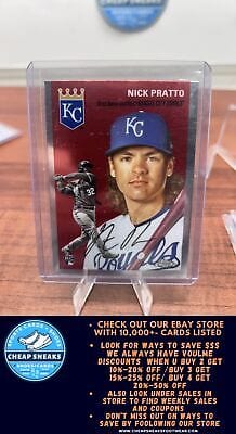 Cheap Sneaks Footwear/Sports Cards Baseball Card Nick Pratto RC 2023 Topps Chrome Platinum Anniversary #54 Kansas City