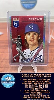 Cheap Sneaks Footwear/Sports Cards Baseball Card Nick Pratto RC 2023 Topps Chrome Platinum Anniversary Prism Refractor