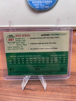 Cheap Sneaks Footwear/Sports Cards Baseball Card Nick Senzel 2023 Topps Chrome Platinum Anniversary Refractor #267 Reds