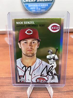 Cheap Sneaks Footwear/Sports Cards Baseball Card Nick Senzel 2023 Topps Chrome Platinum Anniversary Refractor #267 Reds