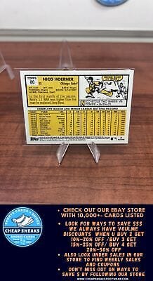 Cheap Sneaks Footwear/Sports Cards Baseball Card Nico Hoerner 2022 Topps Archives #80 Chicago Cubs