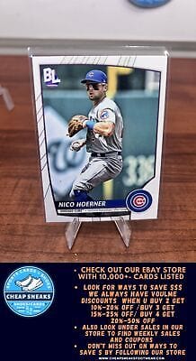 Cheap Sneaks Footwear/Sports Cards Baseball Card Nico Hoerner 2023 Topps Big League #188 Chicago Cubs