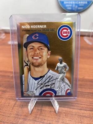 Cheap Sneaks Footwear/Sports Cards Baseball Card Nico Hoerner 2023 Topps Chrome Platinum Anniversary #236 Chicago Cubs