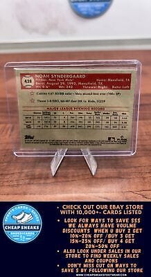 Cheap Sneaks Footwear/Sports Cards Baseball Card Noah Syndergaard 2021 Topps Chrome Platinum Anniversary #428 New York