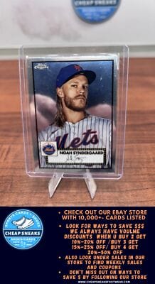 Cheap Sneaks Footwear/Sports Cards Baseball Card Noah Syndergaard 2021 Topps Chrome Platinum Anniversary #428 New York
