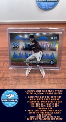 Cheap Sneaks Footwear/Sports Cards Baseball Card Noble Meyer 2024 Bowman Bowman Scouts' Top 100 #BTP-38 Miami Marlins