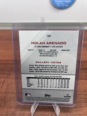 Cheap Sneaks Footwear/Sports Cards Baseball Card Nolan Arenado 2022 Topps Gallery Baseball Card #124 Cardinals