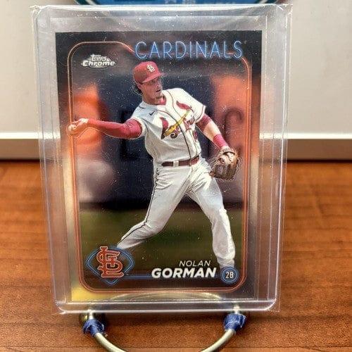 Cheap Sneaks Footwear/Sports Cards Baseball Card Nolan Gorman 2024 Topps Chrome Baseball Card #97 St Louis Cardinals
