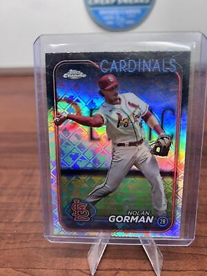 Cheap Sneaks Footwear/Sports Cards Baseball Card Nolan Gorman 2024 Topps Chrome Logofractor Edition #97 St. Louis Cardi