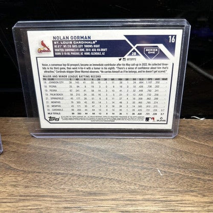 Cheap Sneaks Footwear/Sports Cards Baseball Card Nolan Gorman St. Louis Cardinals Lot(2) 2023 Bowman ROYF-5,Topps Serie