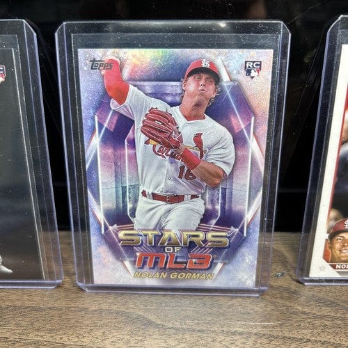 Cheap Sneaks Footwear/Sports Cards Baseball Card Nolan Gorman St. Louis Cardinals Lot (3) 2023 Bowman Spotlight+Stars O