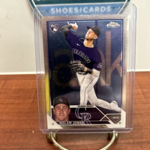 Cheap Sneaks Footwear/Sports Cards Baseball Card Nolan Jones 2023 Topps Chrome Baseball Base Rookie Card #43 Colorado R