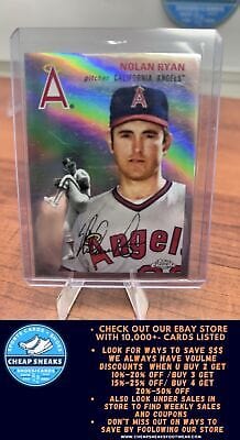 Cheap Sneaks Footwear/Sports Cards Baseball Card Nolan Ryan 2023 Topps Chrome Platinum Anniversary Refractor #482  Ange