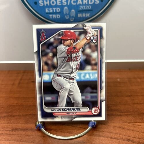 Cheap Sneaks Footwear/Sports Cards Baseball Card Nolan Schanuel 2024 Bowman #81 RC Los Angeles Angels Baseball Card