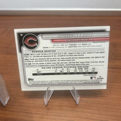 Cheap Sneaks Footwear/Sports Cards Baseball Card Noveli Marte, Christian Encarnacin-Strand, Andrew Abbott Reds 2024 Bow