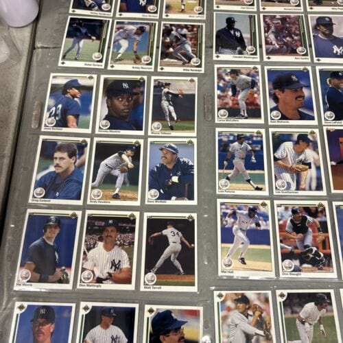 Cheap Sneaks Footwear/Sports Cards Baseball Card NY Yankees 1989, 1990, 1991, 1992 Upper Deck Team Set Builder 72 Cards