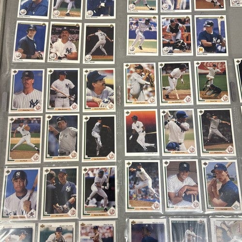 Cheap Sneaks Footwear/Sports Cards Baseball Card NY Yankees 1989, 1990, 1991, 1992 Upper Deck Team Set Builder 72 Cards