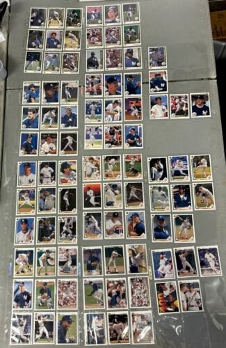 Cheap Sneaks Footwear/Sports Cards Baseball Card NY Yankees 1989, 1990, 1991, 1992 Upper Deck Team Set Builder 72 Cards