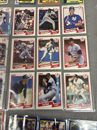 Cheap Sneaks Footwear/Sports Cards Baseball Card NY Yankees Team Sets Builders 1987,88,89,1990 Topps 88/90 Fleer,1990 S