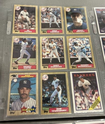 Cheap Sneaks Footwear/Sports Cards Baseball Card NY Yankees Team Sets Builders 1987,88,89,1990 Topps 88/90 Fleer,1990 S