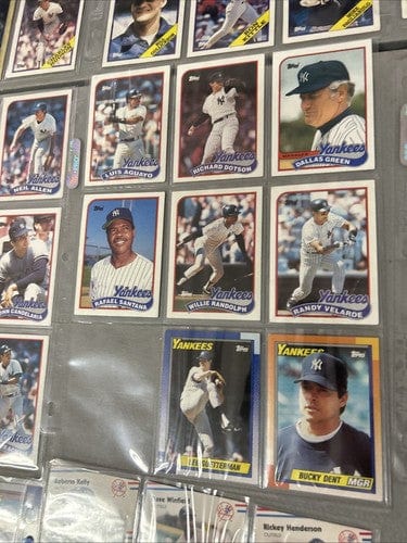 Cheap Sneaks Footwear/Sports Cards Baseball Card NY Yankees Team Sets Builders 1987,88,89,1990 Topps 88/90 Fleer,1990 S