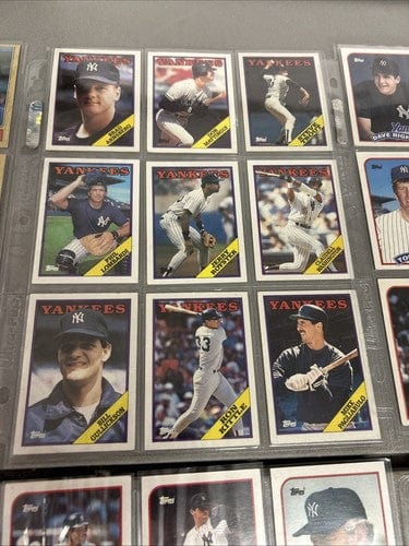 Cheap Sneaks Footwear/Sports Cards Baseball Card NY Yankees Team Sets Builders 1987,88,89,1990 Topps 88/90 Fleer,1990 S