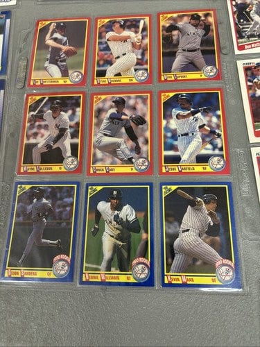 Cheap Sneaks Footwear/Sports Cards Baseball Card NY Yankees Team Sets Builders 1987,88,89,1990 Topps 88/90 Fleer,1990 S