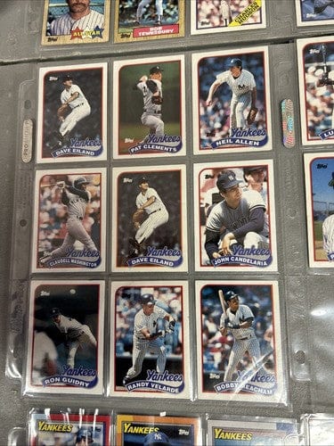 Cheap Sneaks Footwear/Sports Cards Baseball Card NY Yankees Team Sets Builders 1987,88,89,1990 Topps 88/90 Fleer,1990 S