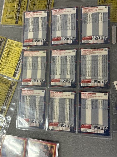 Cheap Sneaks Footwear/Sports Cards Baseball Card NY Yankees Team Sets Builders 1987,88,89,1990 Topps 88/90 Fleer,1990 S
