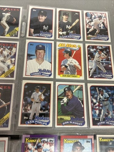 Cheap Sneaks Footwear/Sports Cards Baseball Card NY Yankees Team Sets Builders 1987,88,89,1990 Topps 88/90 Fleer,1990 S