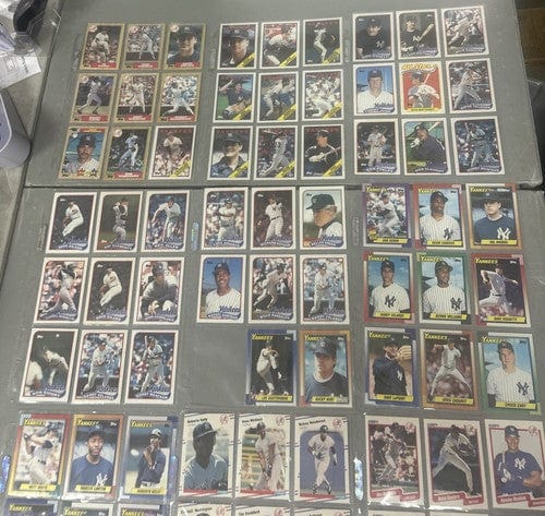 Cheap Sneaks Footwear/Sports Cards Baseball Card NY Yankees Team Sets Builders 1987,88,89,1990 Topps 88/90 Fleer,1990 S