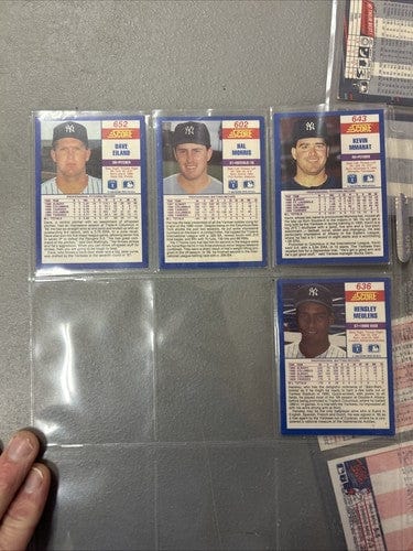 Cheap Sneaks Footwear/Sports Cards Baseball Card NY Yankees Team Sets Builders 1987,88,89,1990 Topps 88/90 Fleer,1990 S