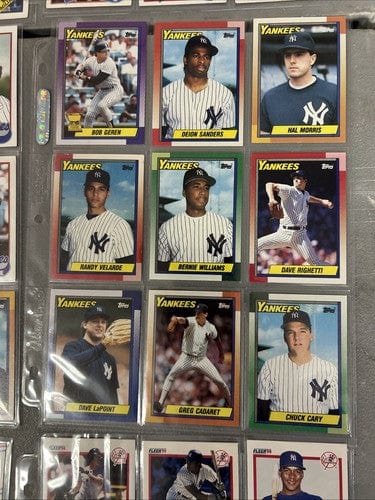 Cheap Sneaks Footwear/Sports Cards Baseball Card NY Yankees Team Sets Builders 1987,88,89,1990 Topps 88/90 Fleer,1990 S