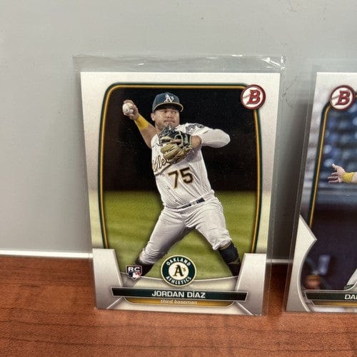 Cheap Sneaks Footwear/Sports Cards Baseball Card Oakland A’s Lot (4) 2023 Bowman Prospects (2)Bowman 1st &(2)RC Colby