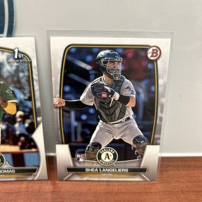 Cheap Sneaks Footwear/Sports Cards Baseball Card Oakland A’s Lot (4) 2023 Bowman Prospects (2)Bowman 1st &(2)RC Colby