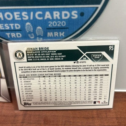 Cheap Sneaks Footwear/Sports Cards Baseball Card Oakland A’s Rookie/Prospect Lot (5)2023 Topps Series One &2023 Bowma