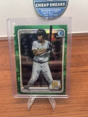 Cheap Sneaks Footwear/Sports Cards Baseball Card Oneil Cruz 2020 Bowman Draft#BD-65 Chrome Green Refractor /99 Pirates