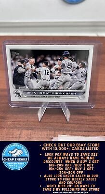 Cheap Sneaks Footwear/Sports Cards Baseball Card Opening Day Bronx Bash (Donaldson / Aaron Judge) VC 2022 Topps #US45 Y