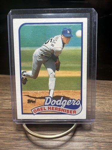 Cheap Sneaks Footwear/Sports Cards Baseball Card Orel Hershiser 1989 Topps #550 Los Angeles Dodgers