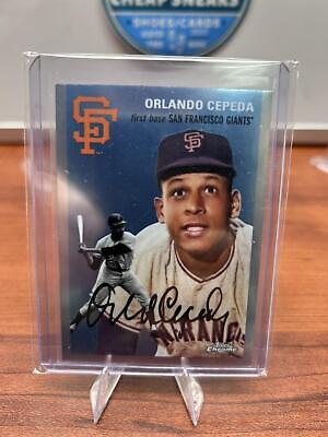 Cheap Sneaks Footwear/Sports Cards Baseball Card Orlando Cepeda 2023 Topps Chrome Platinum Anniversary #13 San Francisc