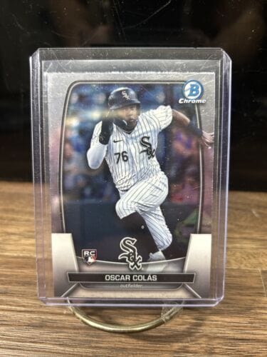 Cheap Sneaks Footwear/Sports Cards Baseball Card Oscar Colas RC 2023 Bowman Chrome   Chicago White Sox #20